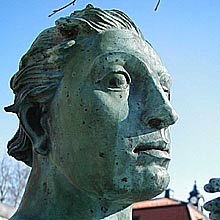 Johansson, Ivar, Den vrede Apollo. Skulptur, 1927
